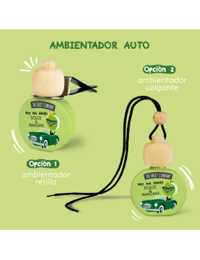 Ambientador coche Manzana