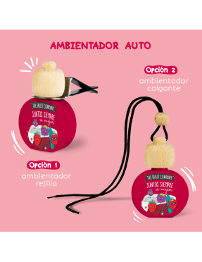 Ambientador coche Frutos Rojos