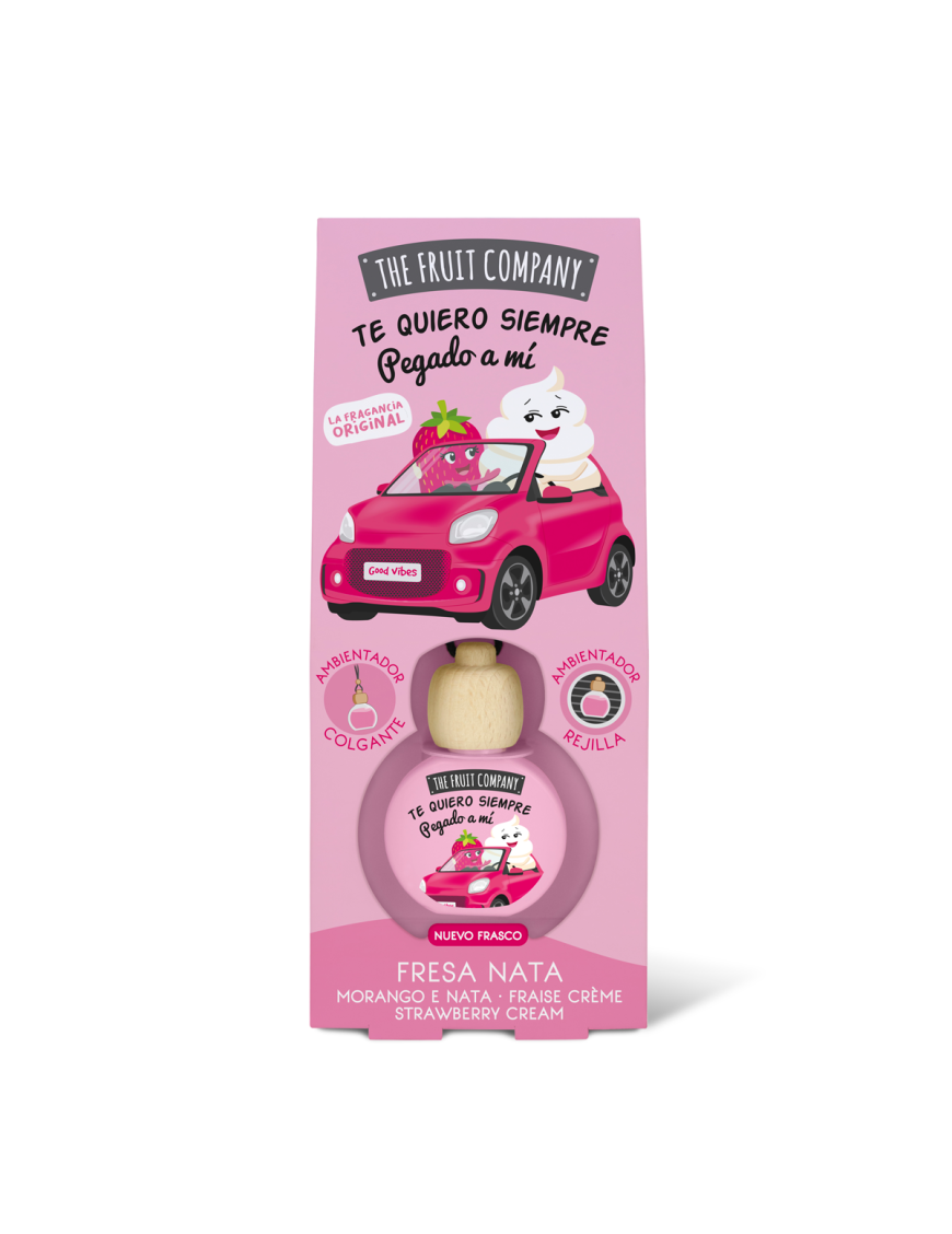 Ambientador coche Fresa y Nata